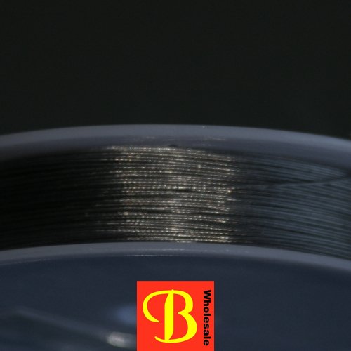 Staaldraad, grijs, 100 meter (0.38 mm) - Click Image to Close