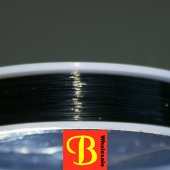 Staaldraad, zwart, 100 meter (0.38 mm)