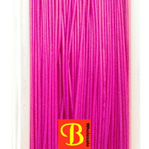 Staaldraad, roze, 100 meter (0,38 mm) - Click Image to Close